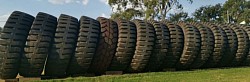 Dump truck tires. New and in stock